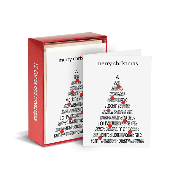 Christmas Tree Word Art