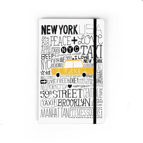 Iconic Taxi - Large Notebook