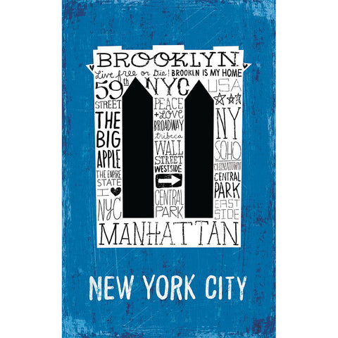 Iconic Brooklyn Bridge - Small Notebook