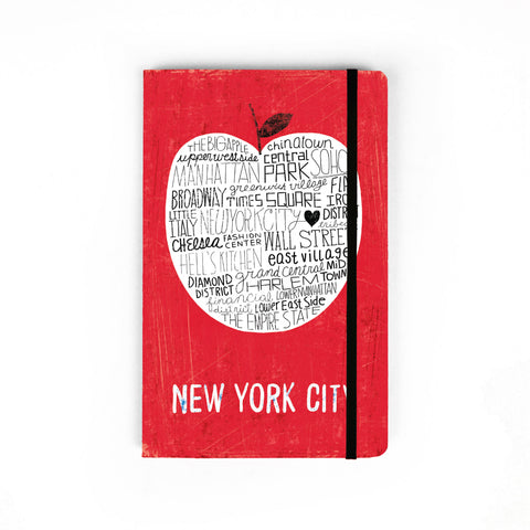 Big Apple NYC RED - Large Notebook
