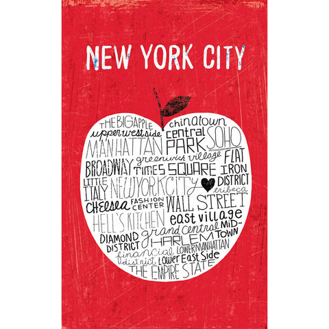 Big Apple NYC RED - Pocket Journal