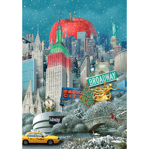 Big Apple Collage - Gift Tag