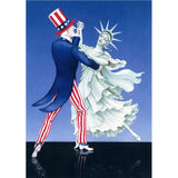 Liberty Dancing With Uncle Sam