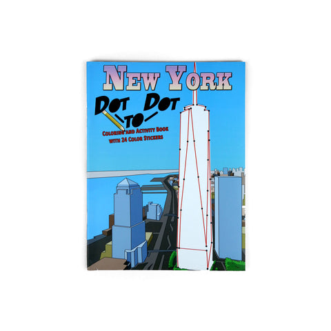 New York Dot to Dot Coloring Book