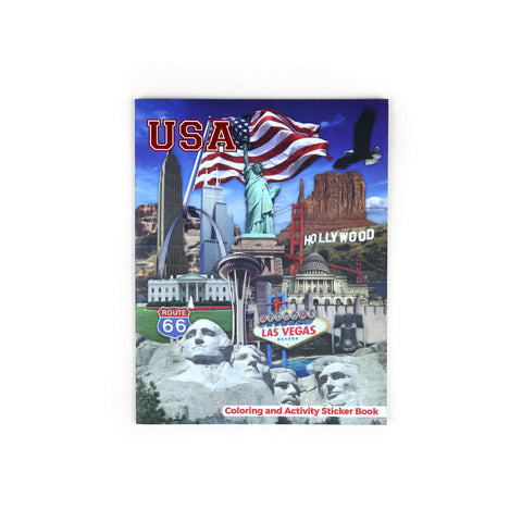 USA Collage Coloring Book