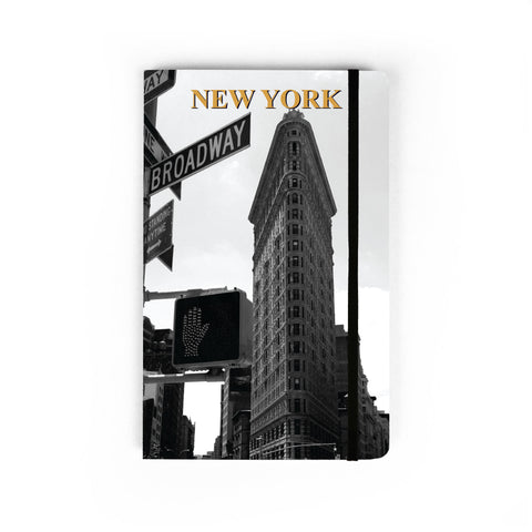 Flatiron And Broadway - Large Notebook