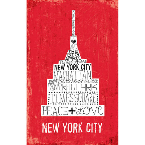 Iconic Empire State Building - Large Notebook