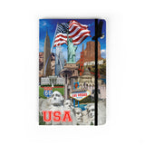 USA Collage - Large Notebook