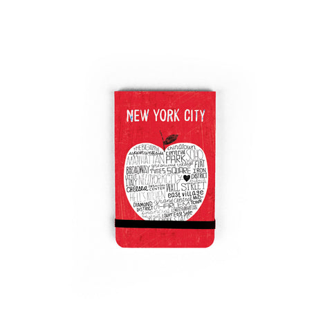 Big Apple NYC RED - Pocket Journal